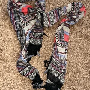 Colorful Geometric Pattern Scarf